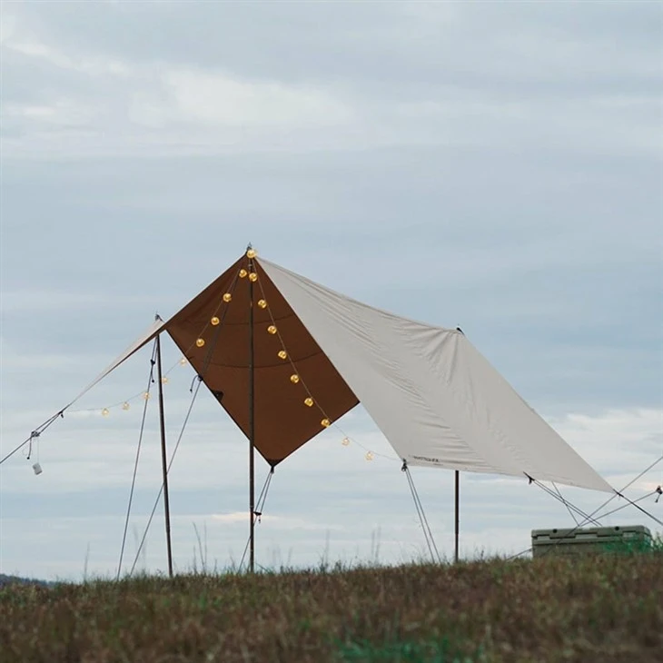 Sunshade White striped tarp Tent manufacturers